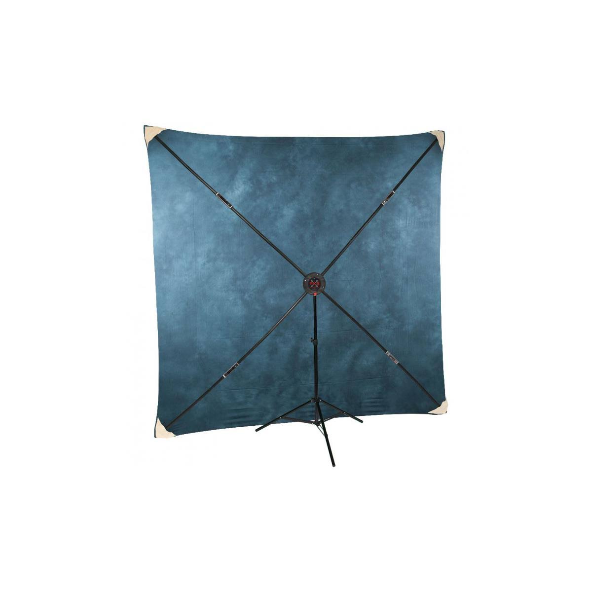 Blue Muslin for Portable X-Frame Background System Z8413