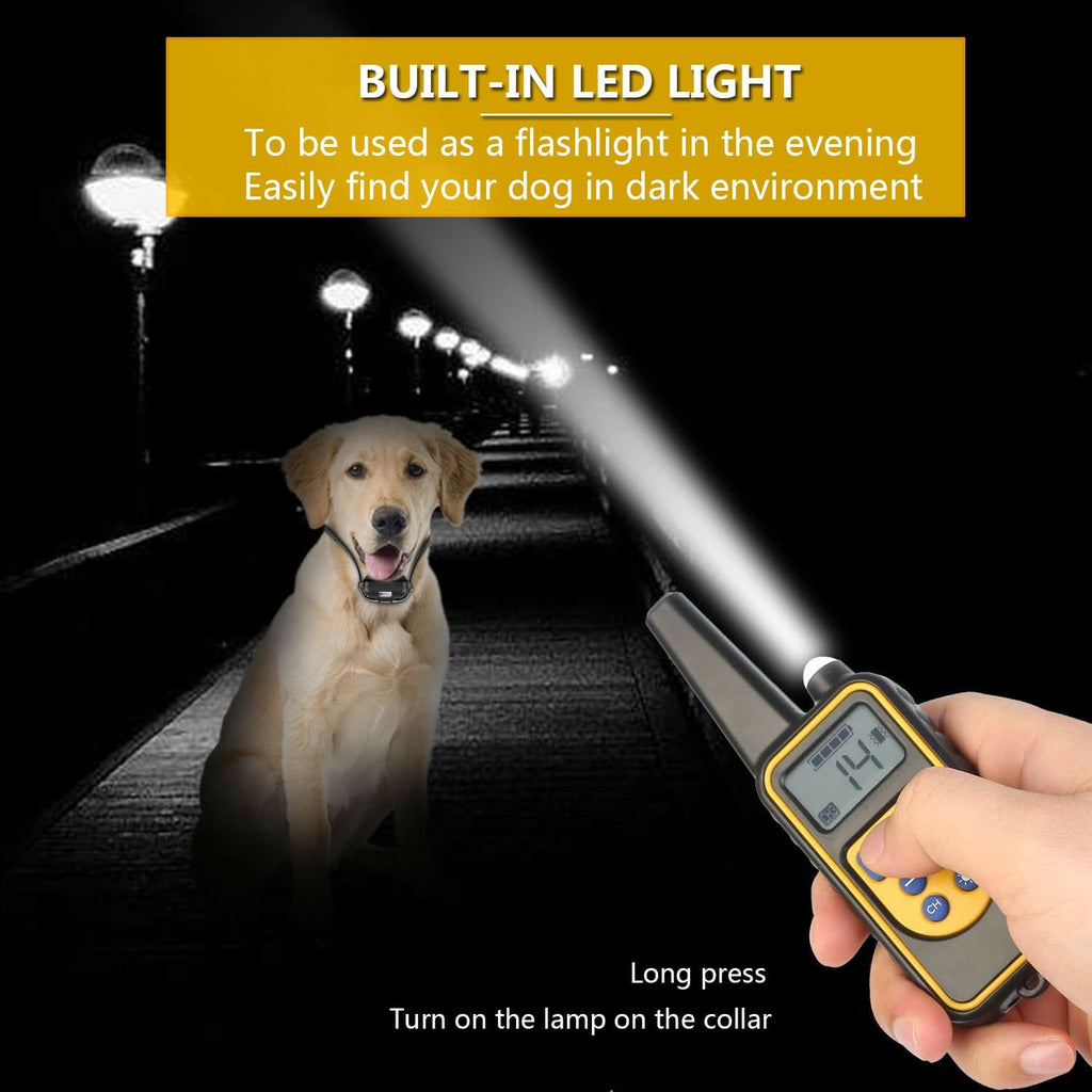 Waterproof Rechargeable Dog Training Collar Pack of 2 O909198