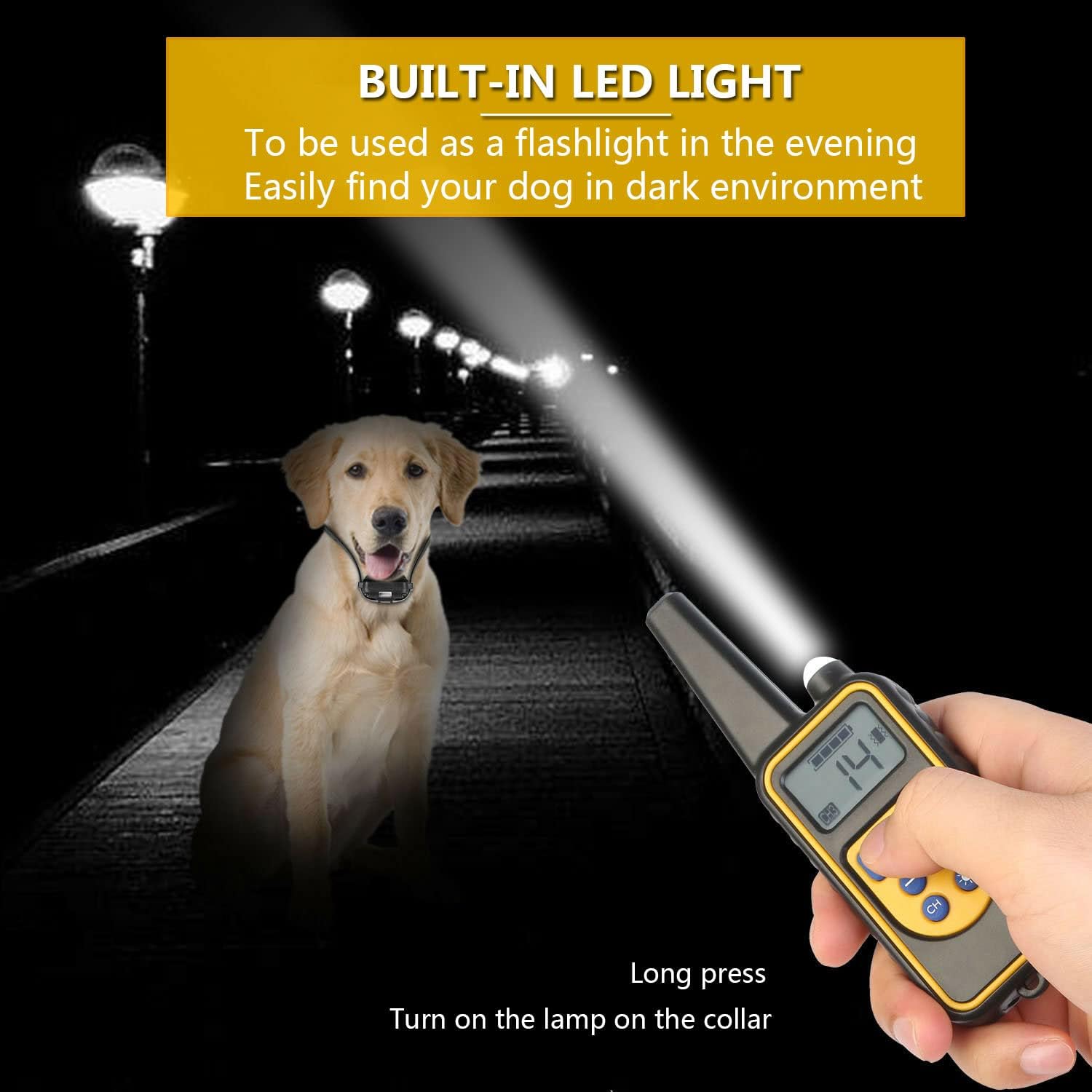 Waterproof Rechargeable Dog Training Collar Pack of 2 O909198