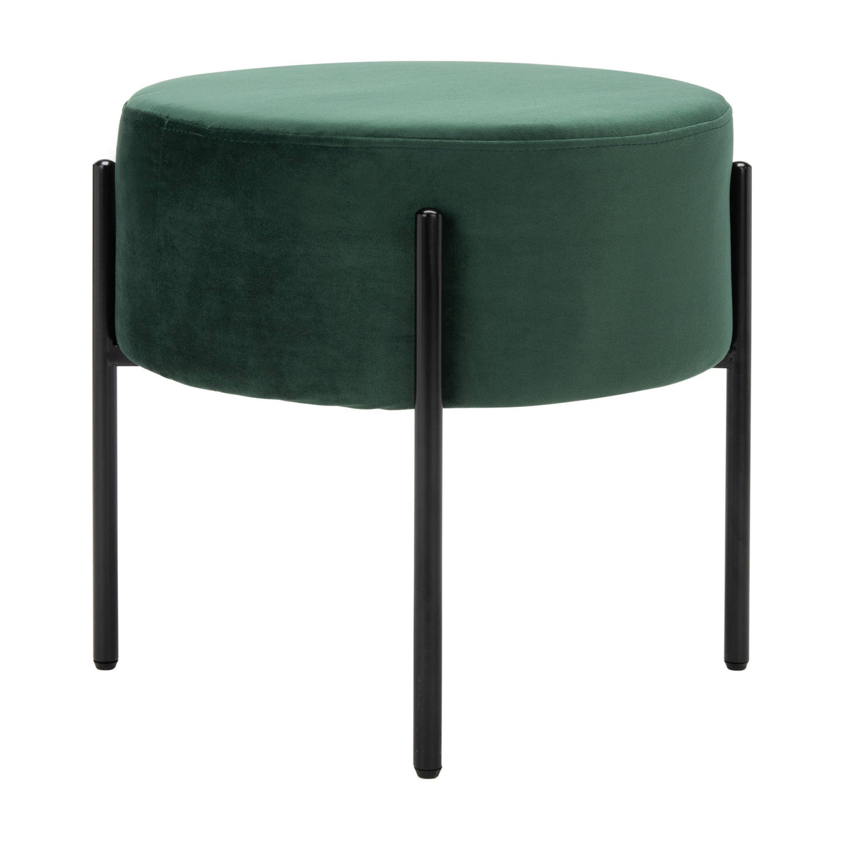 Round Ottoman Grey / Black R292813