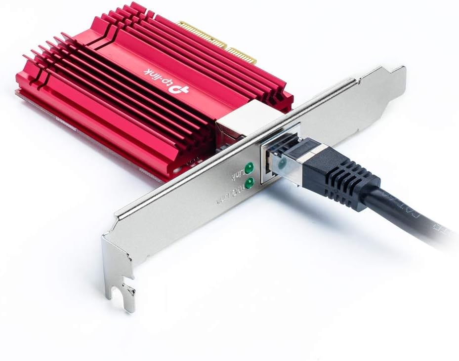 10GB PCIe Network Card with CAT6A Ethernet Cable C7648