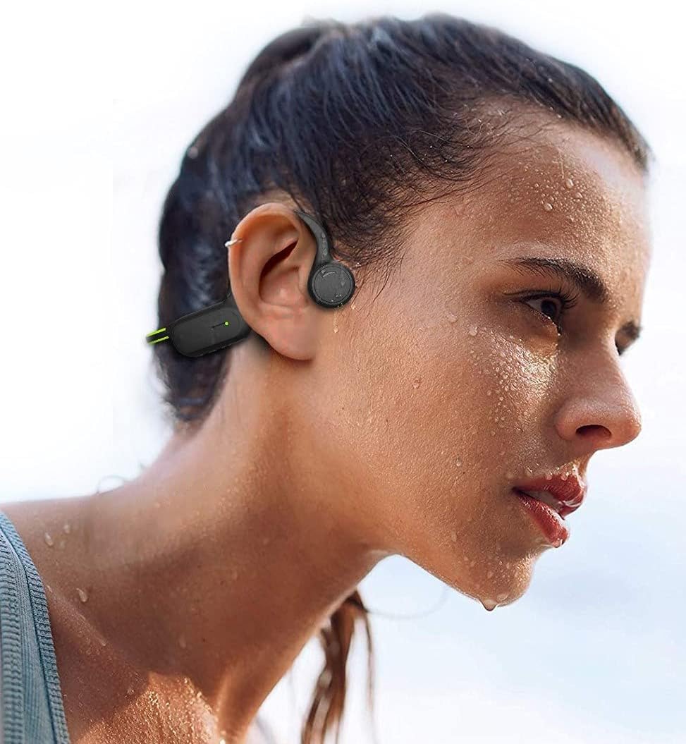 Gray Open Ear Wireless Bluetooth Headphones J522