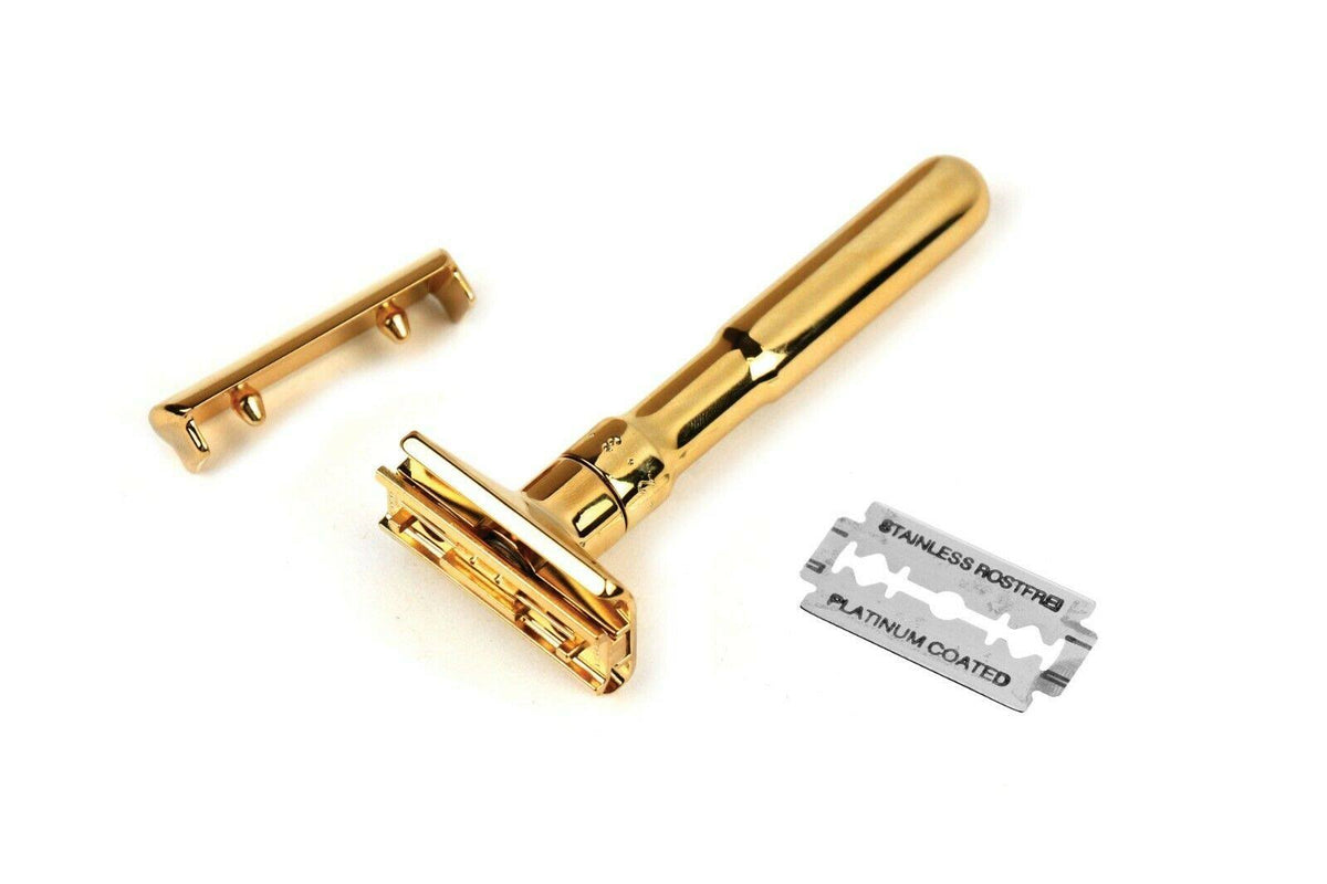 Gold Adjustable Double Edge Safety Razor R119282