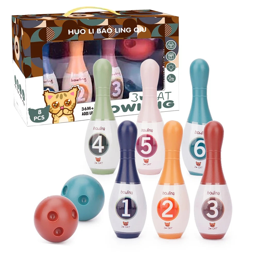 Children'S Bowling Toy Indoor And Outdoor Bowling Set S96244
