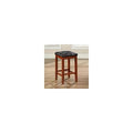 Upholstered Square Seat Bar Stool with 24 inch Seat Height J64272