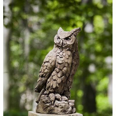 Large Horned Owl Statue W60165