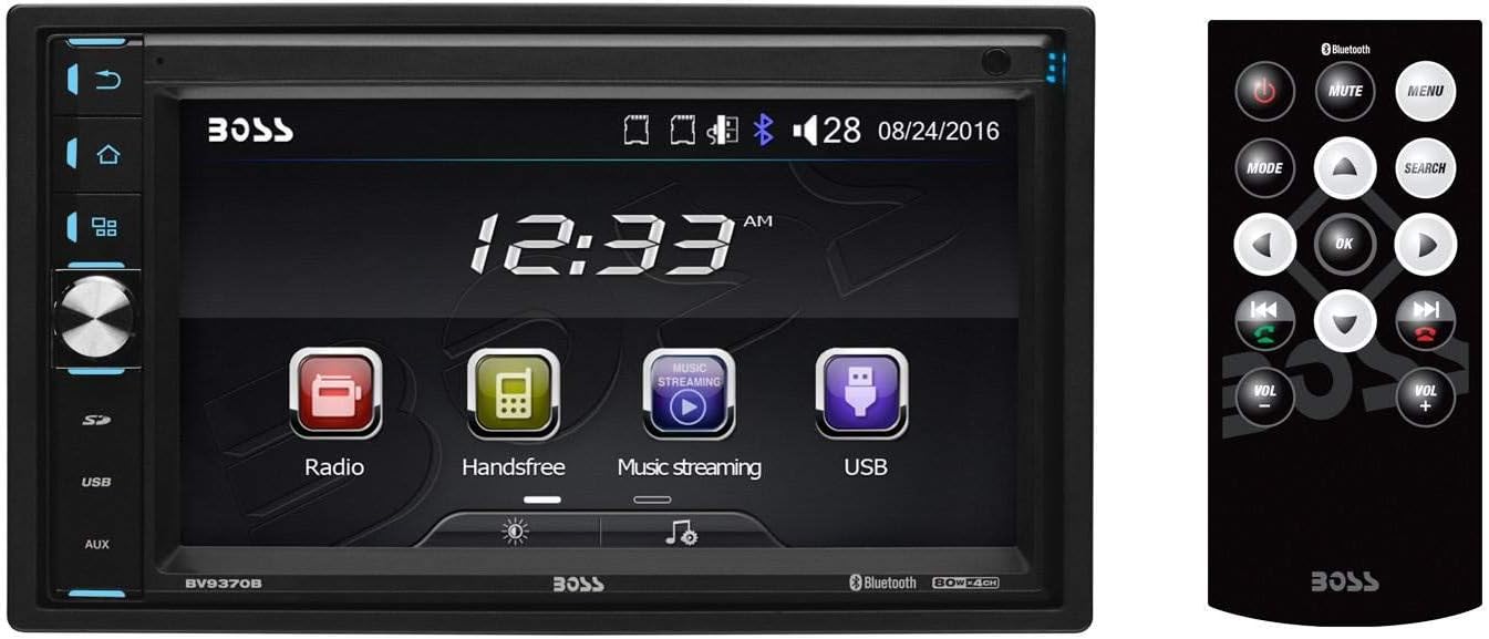 Double Din Car Stereo with Bluetooth Touchscreen L474