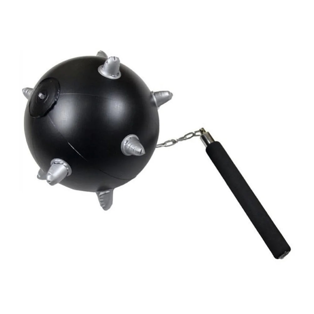 3PCS PVC Inflatable Hammers Meteor Hammer Barbed Ball Hammer Toy D33505