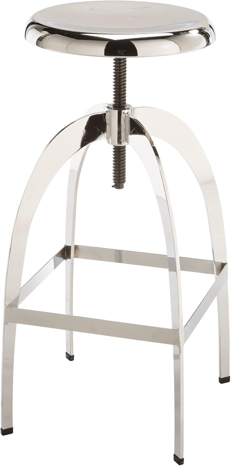 Chrome Adjustable Barstool H3743