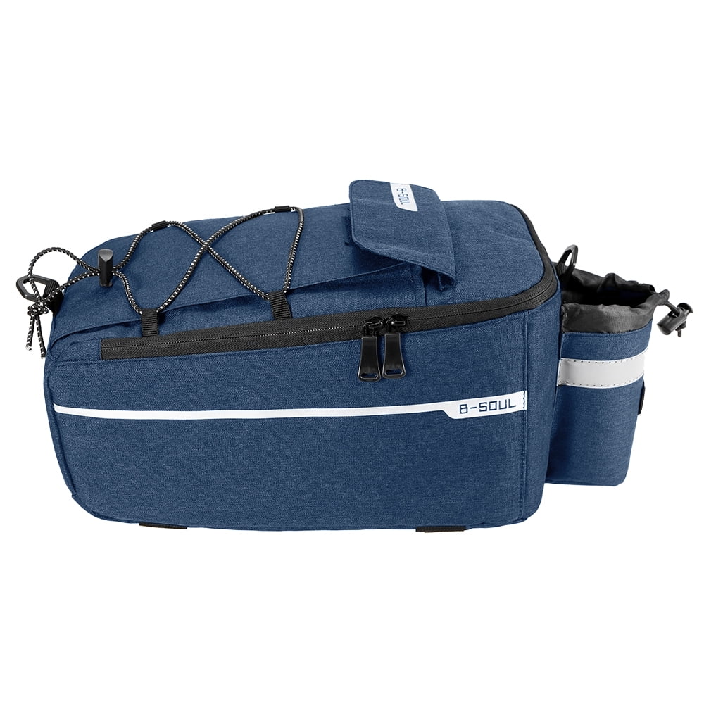 Insulated Trunk Cooler Bag Cycling Rear Rack Storage Luggage Bag Reflective MTB Bike Pannier Bag Shoulder Bag L610981
