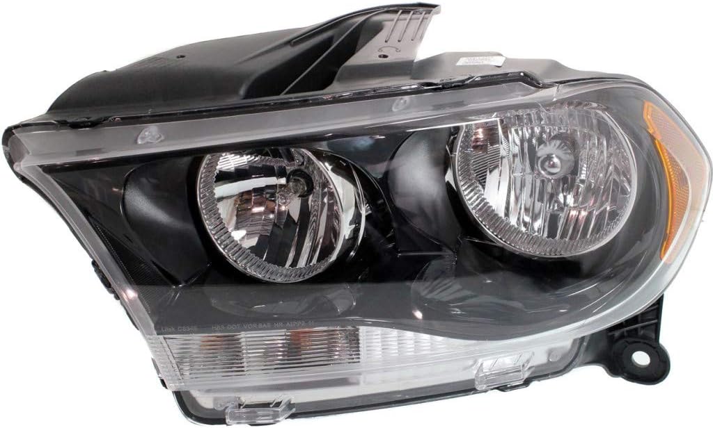 Headlight Assembly for Dodge Durango Passenger Side Black Housing K82227