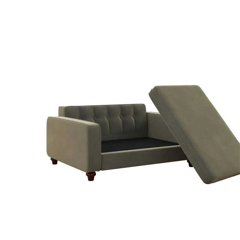 Gray Velvet Pet Sofa W8867