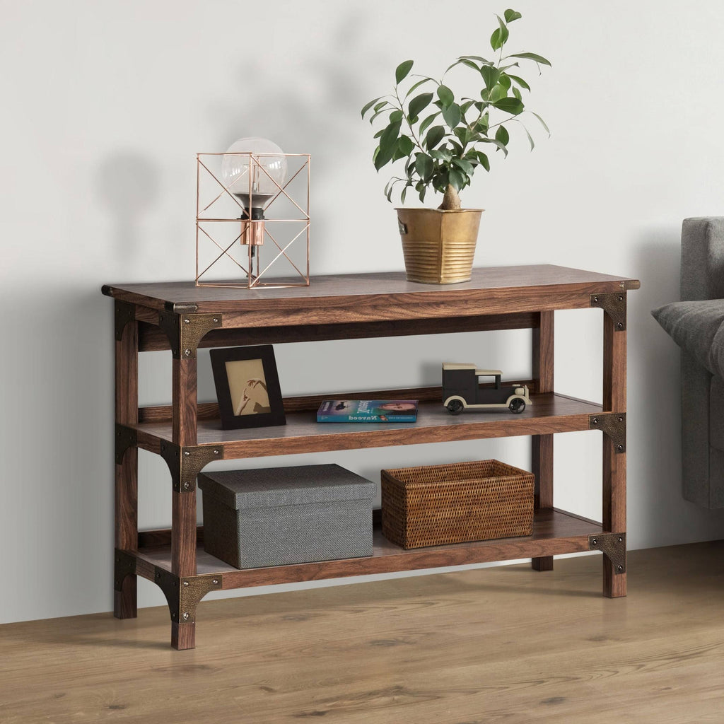 Walnut Console Table Q886533