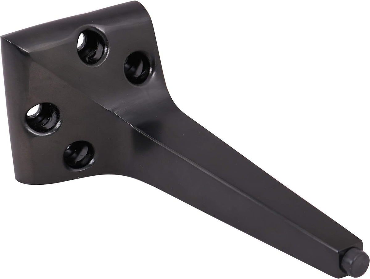 7 1/2 Inch Steel Sofa Legs, Set Of 4, Black Q53442