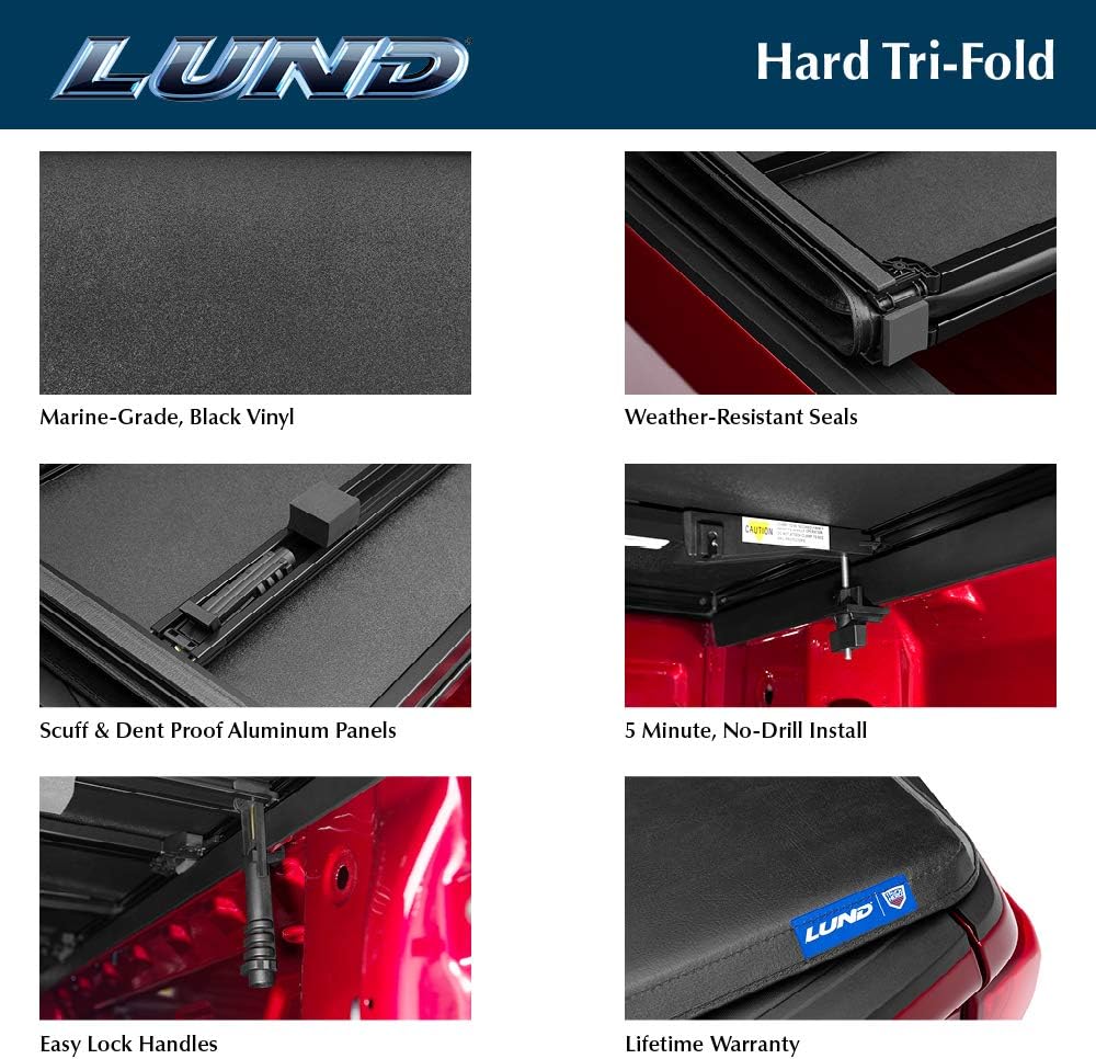 Hard Tri-Fold Folding Truck Bed Tonneau Cover L171473
