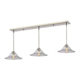3-Light Island/Billiard Brushed Nickel G303