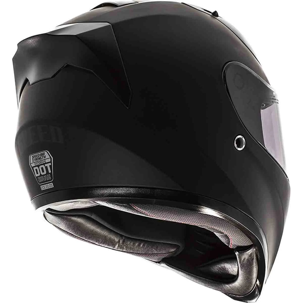 Satin White Solid Speed Helmet G850