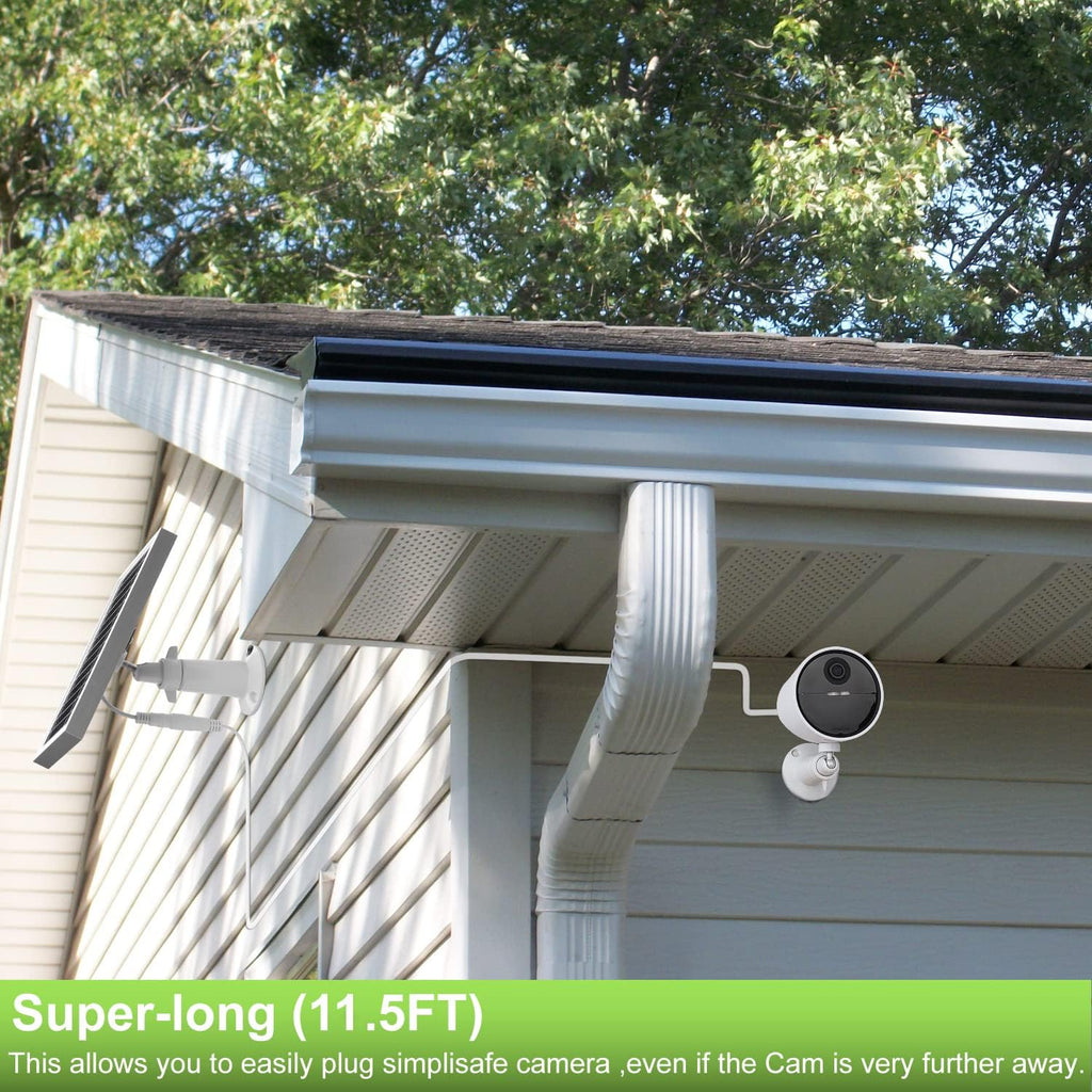 Silver 3PACK Solar Panel for Outdoor Security Camera T81325
