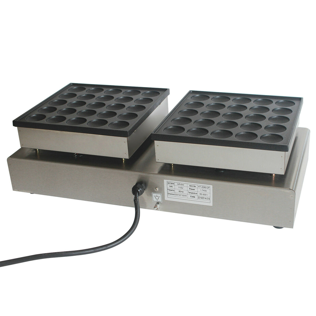Mini Dutch Pancake Baker 50PCS Nonstick Waffle Maker Machine G81346