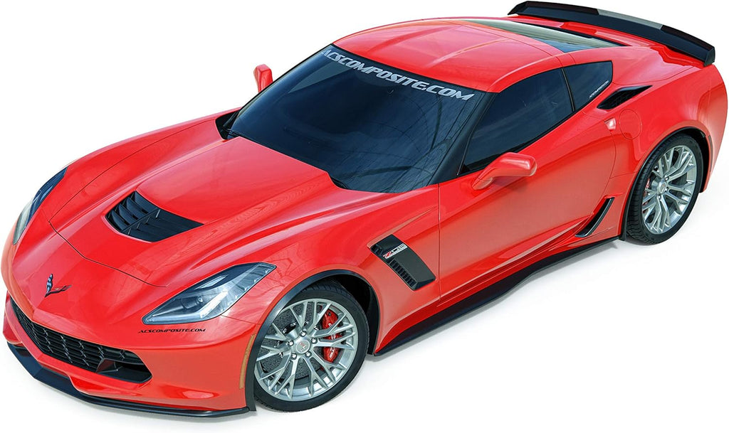 Painted Carbon Flash Black Rear Quarter Extensions F58909