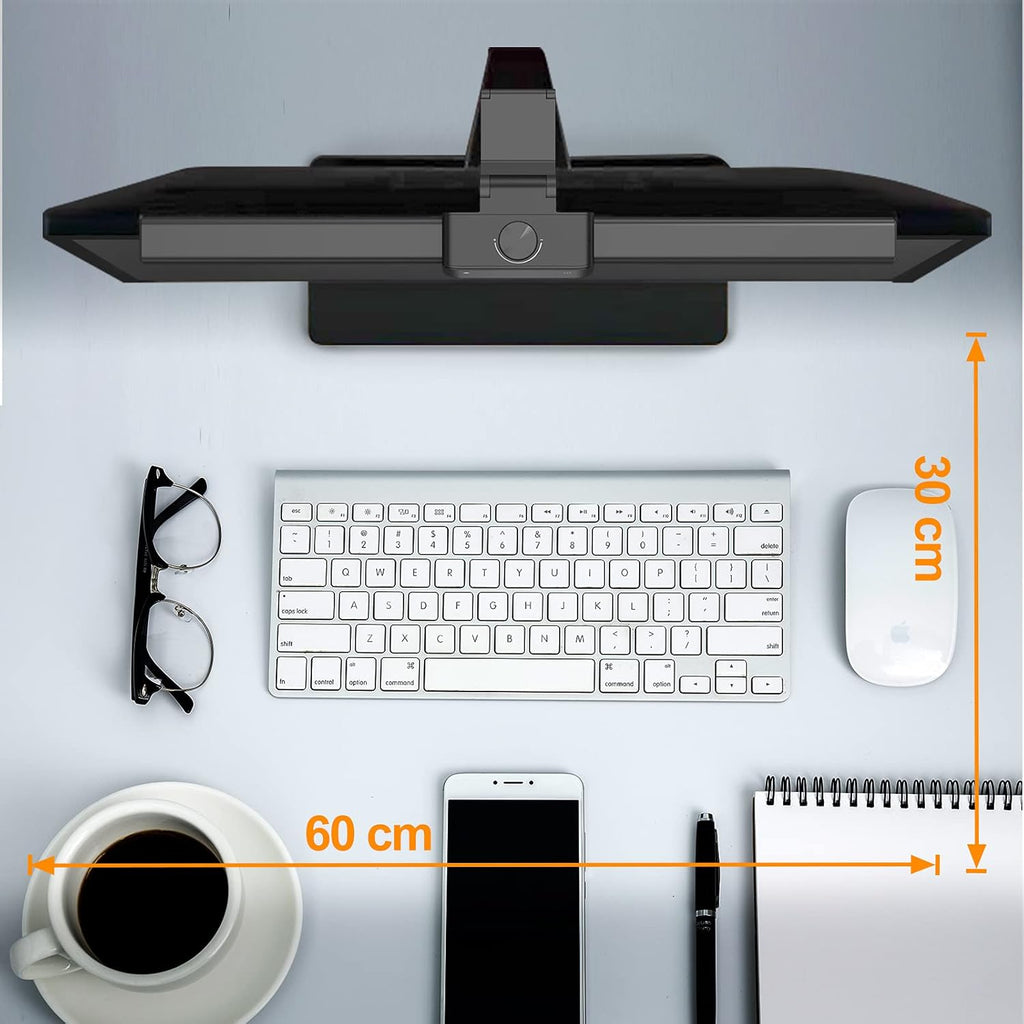 Black LED Monitor Light Bar with Touch Control D942