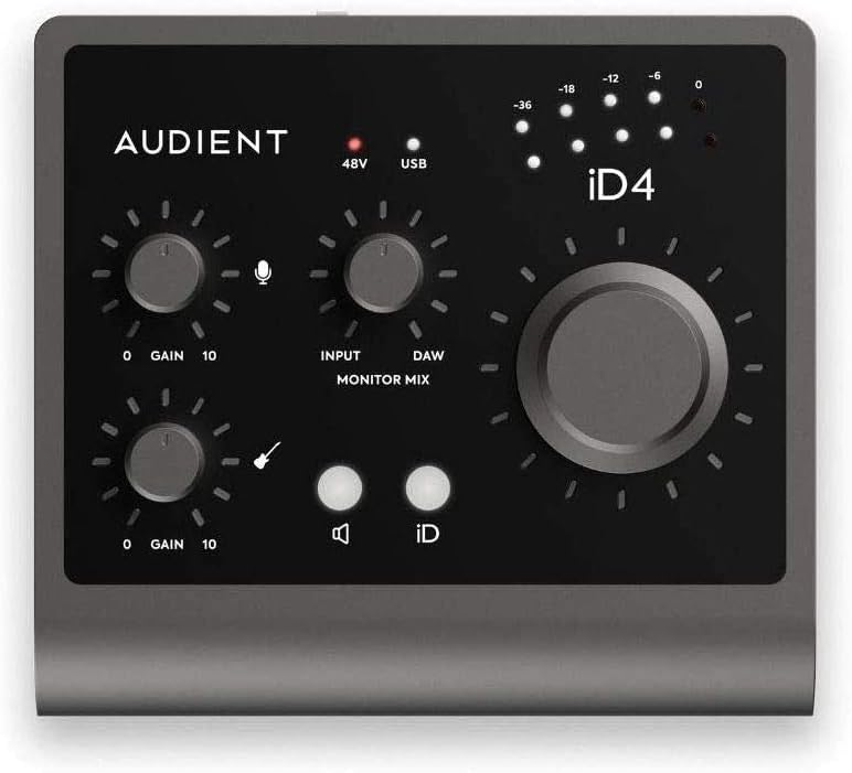 USB-C Audio Interface Bundle with Studio Monitor Headphones & XLR Cable L72944