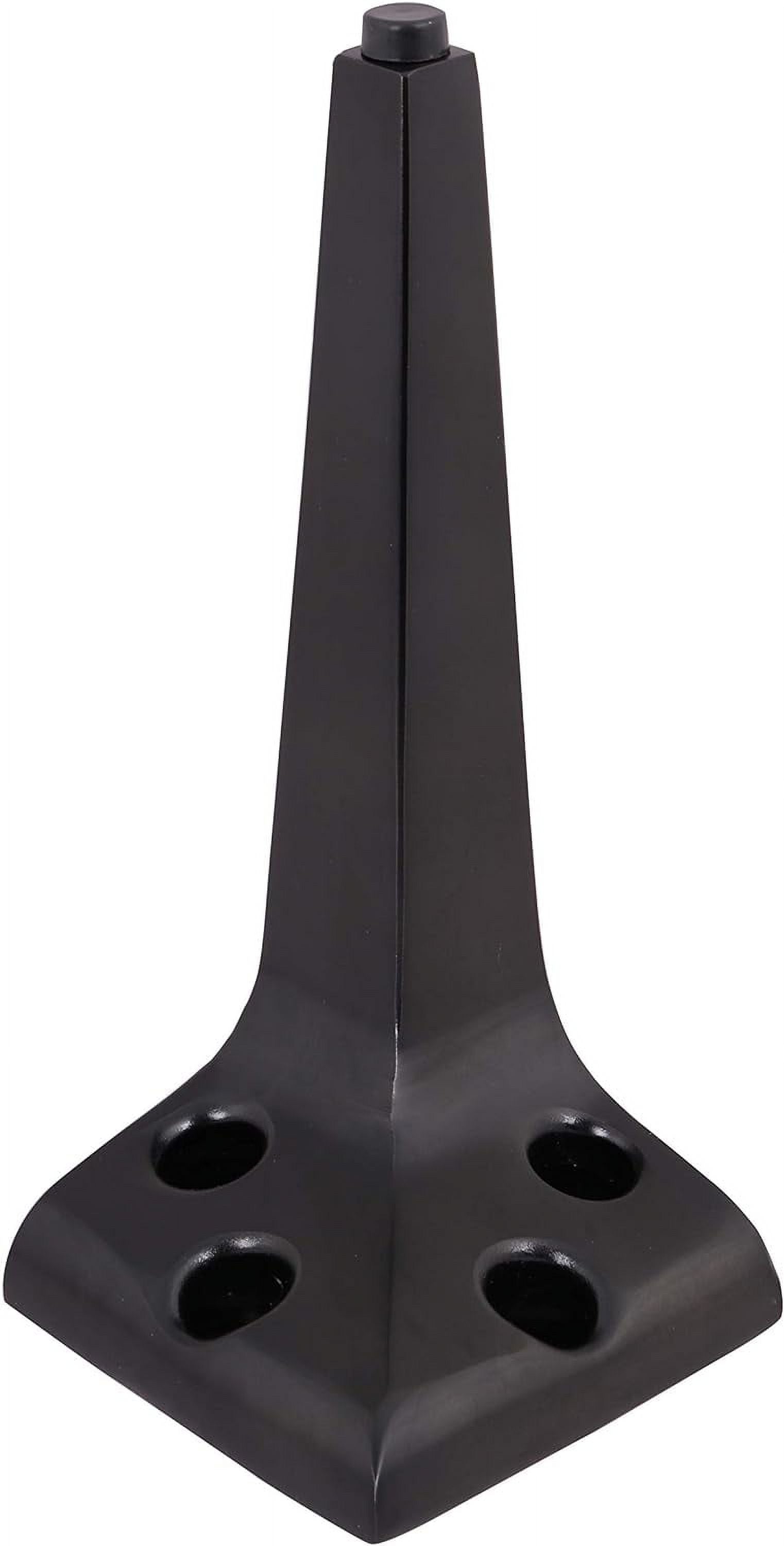 7 1/2 Inch Steel Sofa Legs, Set Of 4, Black Q53442