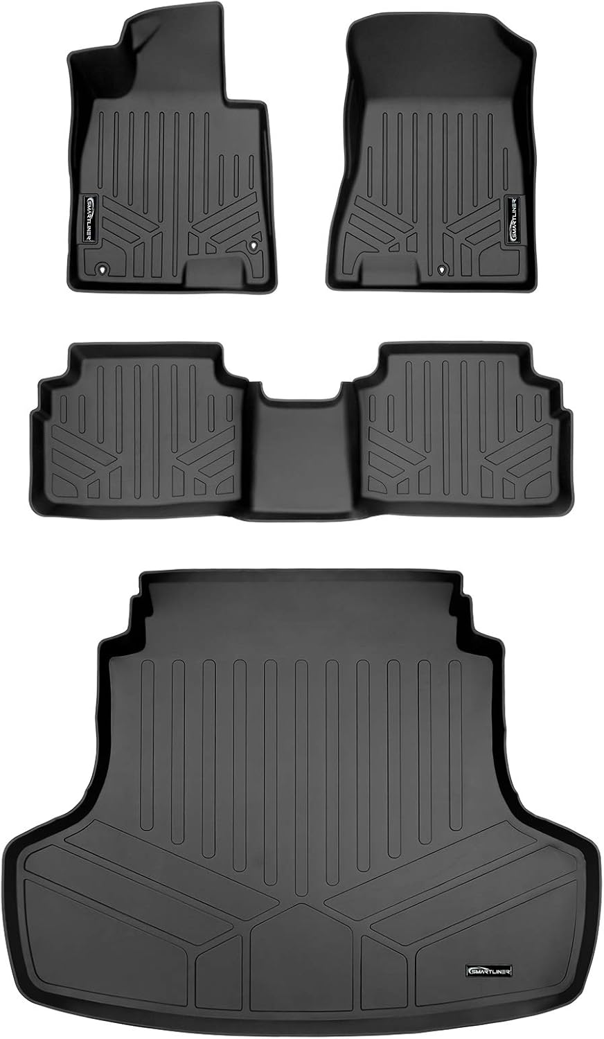 Black Custom Floor Mats and Cargo Liner Set N25242