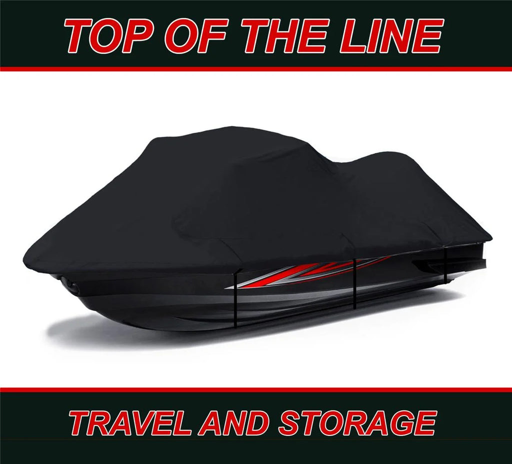 Black Jet Ski PWC Cover 2 Seater D573