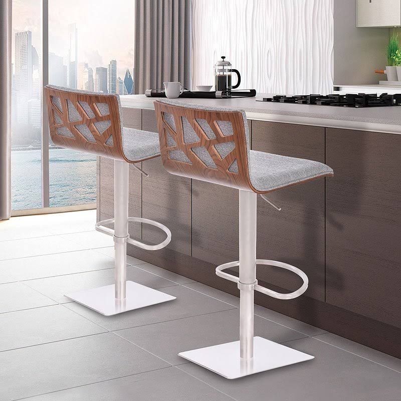 Crystal Walnut Bar Table T1524
