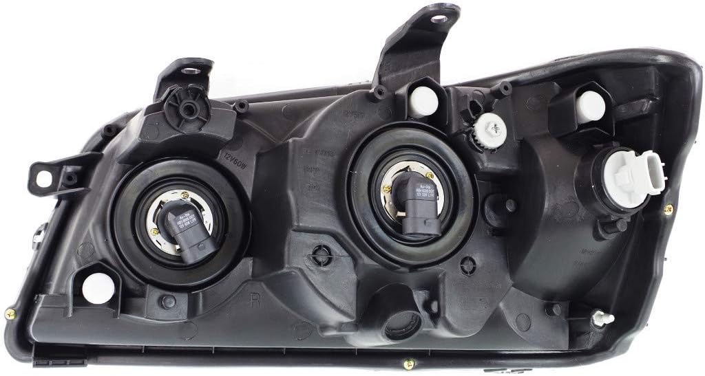 Headlight Assembly Passenger Side with Bulbs Pack of 2 Z51469