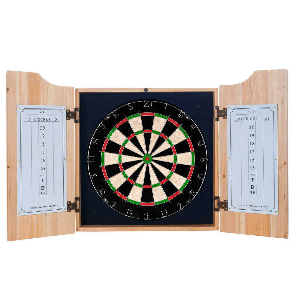 Dart Cabinet Set with Darts and Board R464482