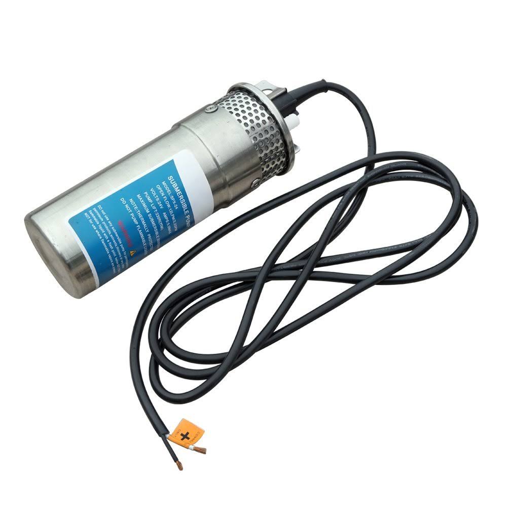 24V Stainless Shell Submersible 3.2GPM Deep Well Water DC Pump R151476