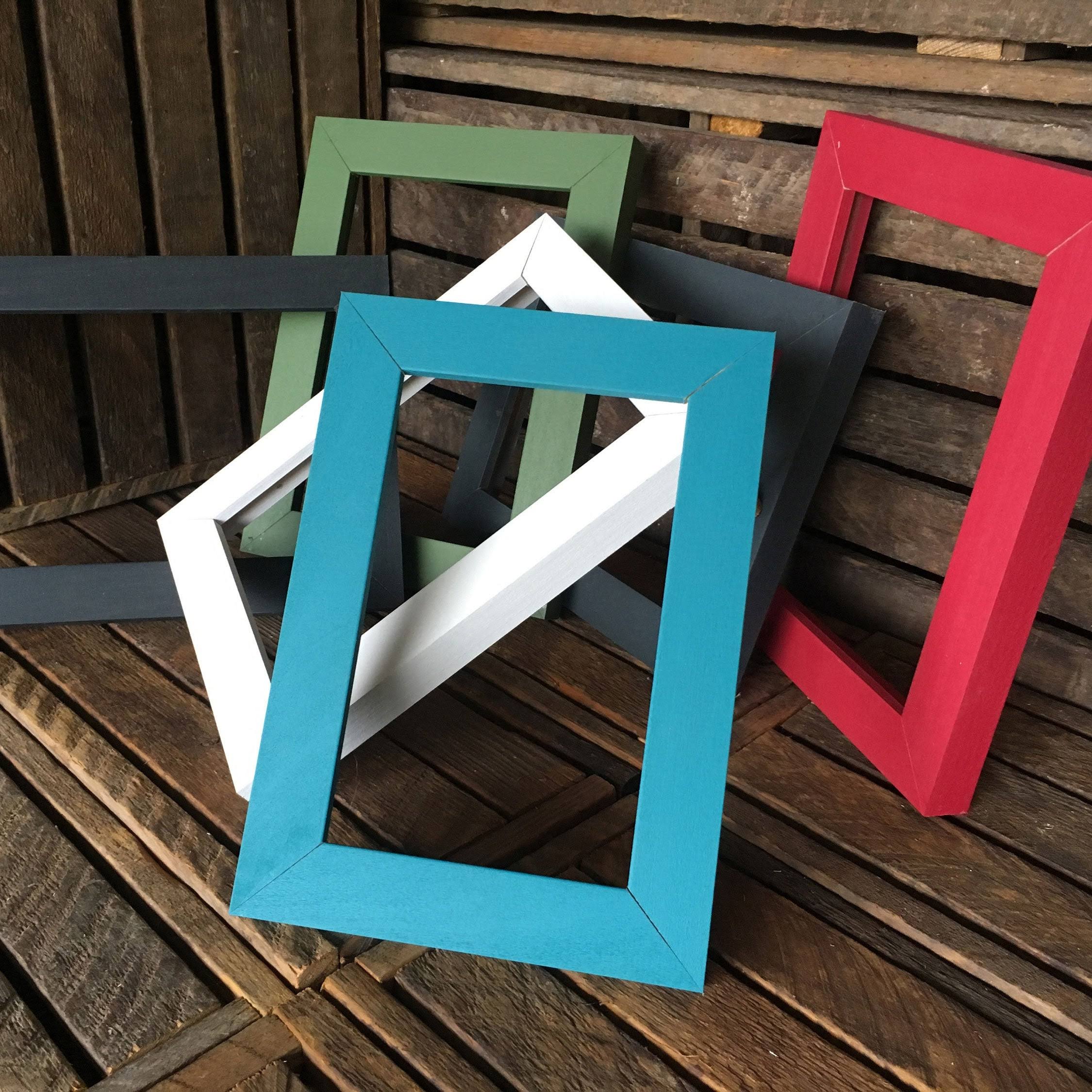 Red Painted Wood Frame Chalkboard S582