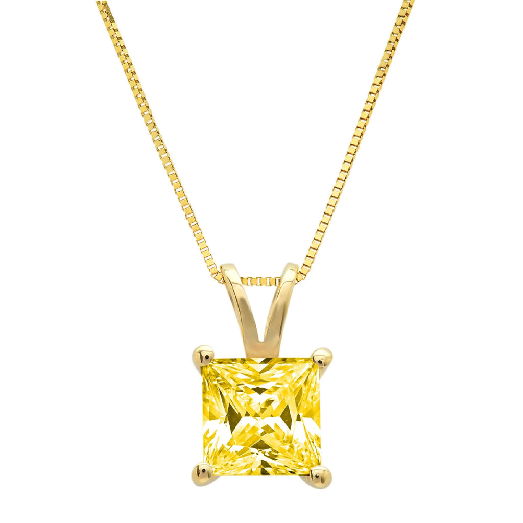 18K Yellow Gold Pendant with 16" Chain E3926