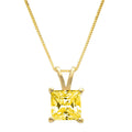 18K Yellow Gold Pendant with 16" Chain E3926