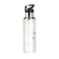 White Roses Stainless Steel Insulated Water Bottle with Straw Lid Z59172