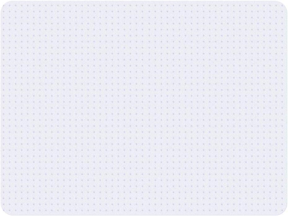 PVC Floor Protector Desk Chair Mat for Carpets 48x36 B454686