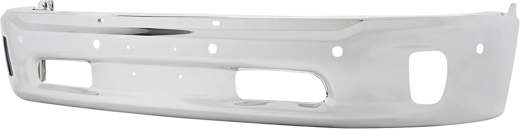 Chrome Steel Front Bumper Face Bar for 2014-2018 RAM 1500 Pickup W47443