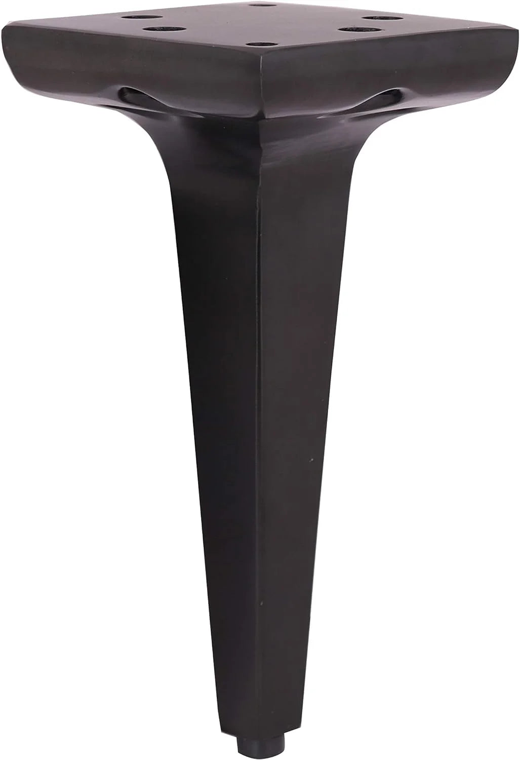 7 1/2 Inch Steel Sofa Legs, Set Of 4, Black Q53442