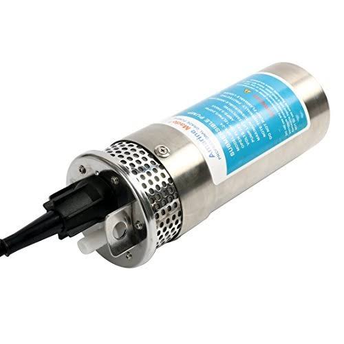 24V Stainless Shell Submersible 3.2GPM Deep Well Water DC Pump R151476