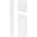 Two Equal Raised Panel PVC Pilaster (Pair) J482