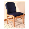 Prairie Armless Guest Chair in Light Oak - Mocha, Brown F18653