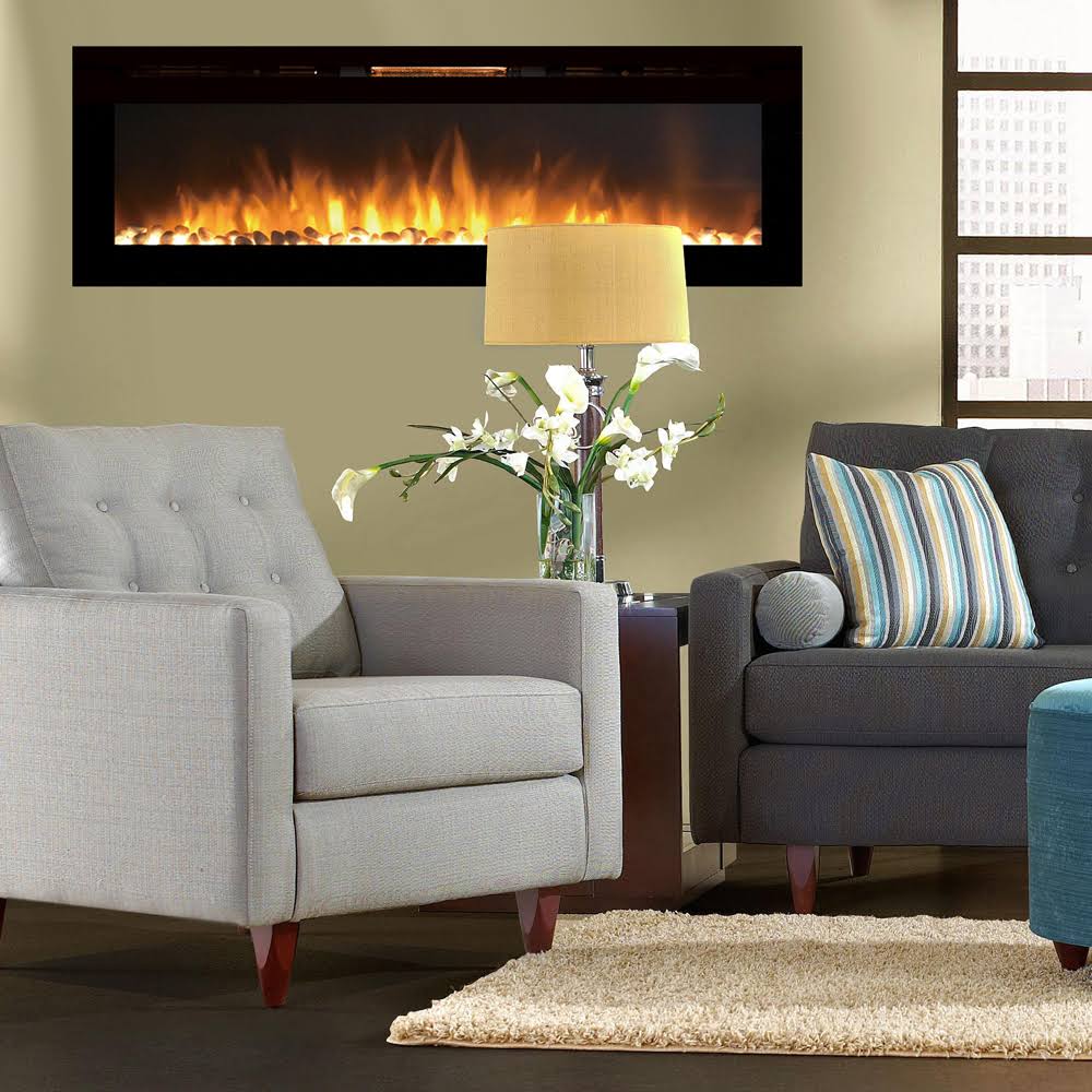 Built-in Ventless Recessed Wall Mounted Electric Fireplace R274