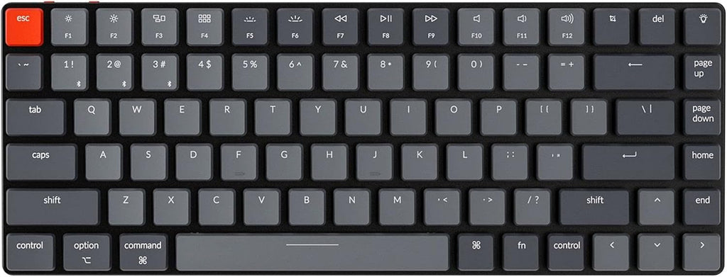 84 Keys Ultra-Slim Wireless Mechanical Keyboard with White LED Backlit C88463