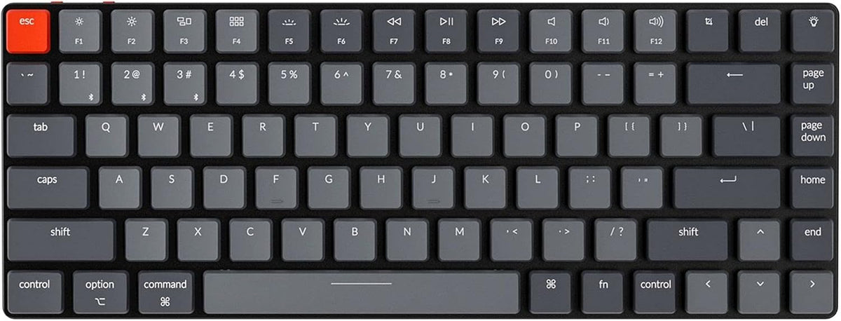 84 Keys Ultra-Slim Wireless Mechanical Keyboard with White LED Backlit C88463