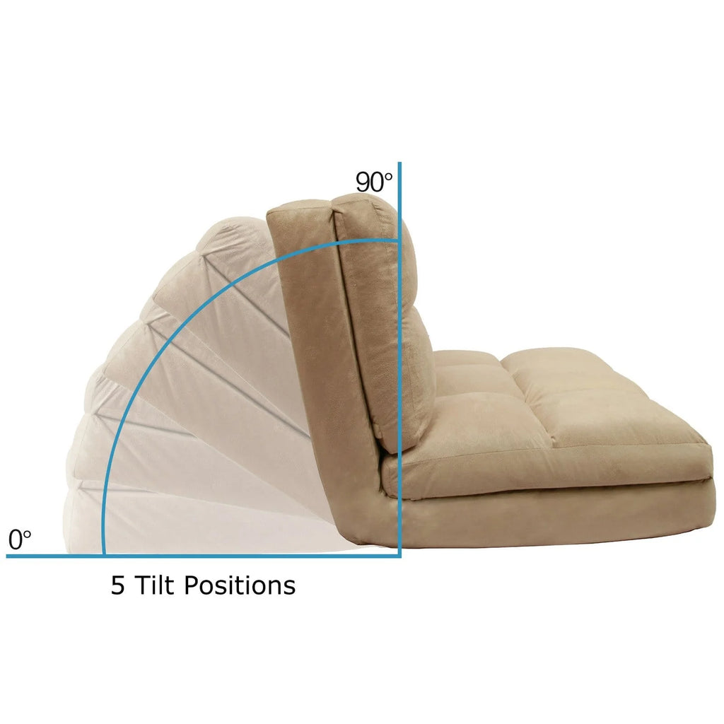 Loungie Microsuede Flip Convertible Chair B726716