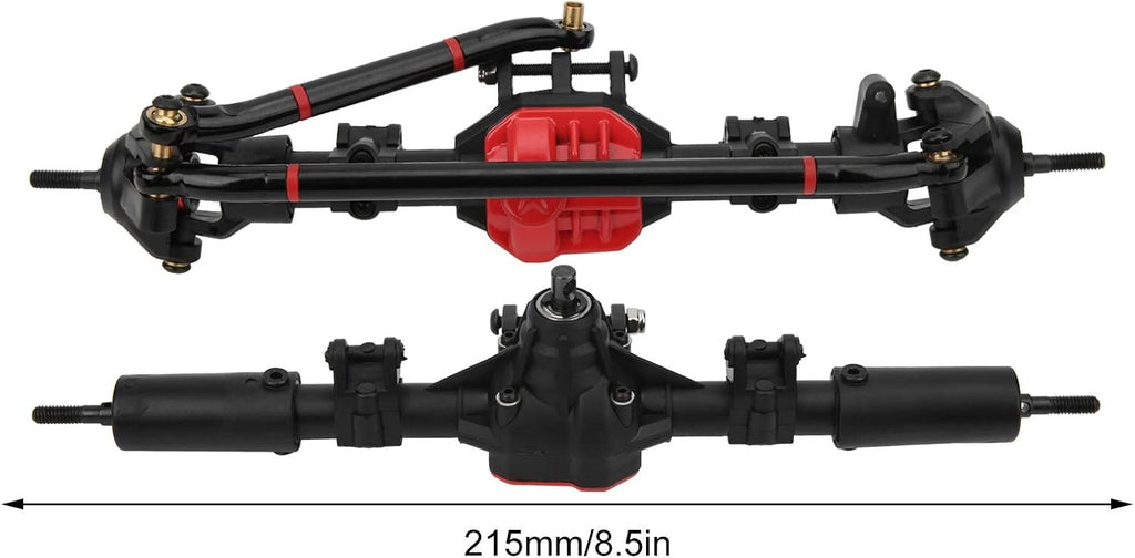 2pcs Metal Front Rear Drive Axle Shaft with 38T/15T Gear Teeth for 1/10 RC Car H94317