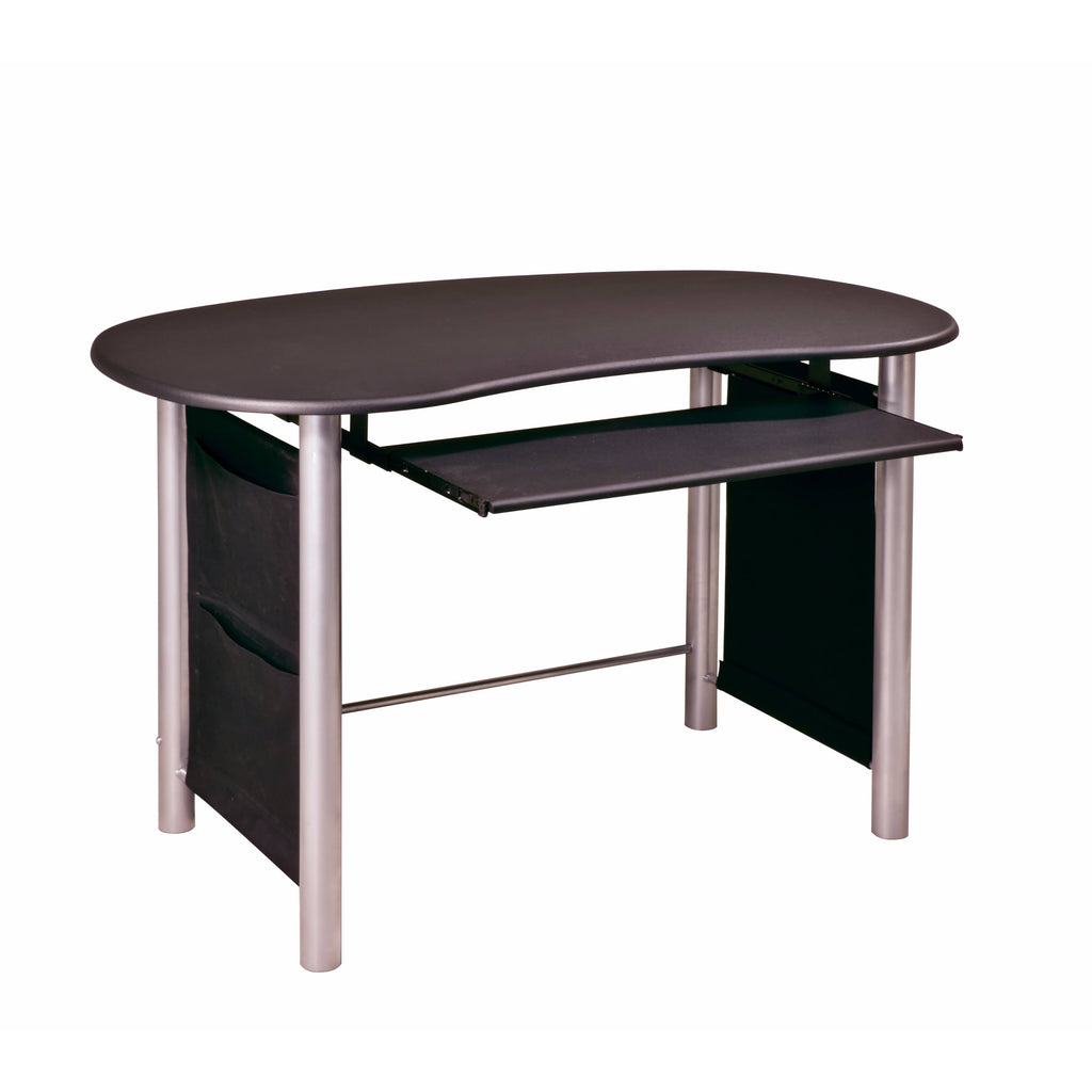 Black Silver Computer Desk G194972