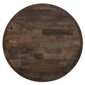 24x22 Round Recycled Wood Butcher Block Table Top N1033